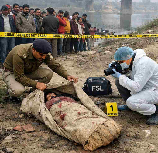 मुजफ्फरपुर : बोरे में बंद महिला का शव मिलने से इलाके में सनसनी, जांच में जुटी पुलिस 